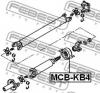 FEBEST MCB-KB4 Подшипник подвесной карданного вала: MITSUBISHI L200 KB4T 4WD 2005-