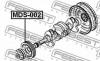 FEBEST MDS002 ШКИВ КОЛЕНВАЛА (HYUNDAI GALLOPER/INNOVATION 2000-2003 HYUNDAI H100 (AU Truck) 1997- HYUNDAI TERRACAN