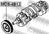 FEBEST MDS4B12 ШКИВ КОЛЕНВАЛА 4B12 (MITSUBISHI DELICA D5 CV5W 2006- MITSUBISHI OUTLANDER CW5W 2003-) FEBEST