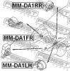 FEBEST MMDA1RR ПОДУШКА ДВИГАТЕЛЯ ЗАДНЯЯ MT