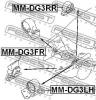 FEBEST MMDG3FR ПОДУШКА ДВИГАТЕЛЯ ПЕРЕДНЯЯ AT