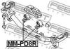 FEBEST MM-PD8R Подушка двигателя задняя