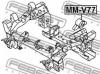 FEBEST MM-V77 Подушка подрамника
