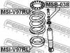 FEBEST MSB-738 Втулка заднего амортизатора