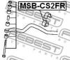 FEBEST MSB-CS2FR Втулка стабилизатора: MITSUBISHI LANCER CS 2000-2009