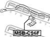 FEBEST MSBCS6F ВТУЛКА ПЕРЕДНЕГО СТАБИЛИЗАТОРА D24.5