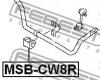 FEBEST MSBCW8R Втулка стабил. FEBEST MSB-CW8R (D20mm) MMC Outlander CW 06- задн.