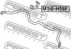 FEBEST MSB-H58F Втулка переднего стабилизатора