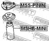 FEBEST MSHB-MINI Пыльник переднего амортизатора
