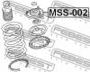 FEBEST MSS002 ОПОРА ПЕРЕДНЕГО АМОРТИЗАТОРА (MITSUBISHI CHARIOT/SPACE WAGON GRANDIS N84W/N94W 1997-2003 MITSUBISHI