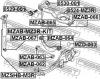 FEBEST MZAB-067 САЙЛЕНБЛОК ЗАДНЕГО АМОРТИЗАТОРА MAZDA 3 BK 2003-2008