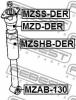 FEBEST MZAB-130 Втулка амортизатора MZAB-130