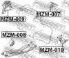 FEBEST MZM-008 ПОДУШКА ДВИГАТЕЛЯ ПЕРЕДНЯЯ