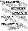FEBEST MZM-626MT Подушка двигателя