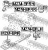FEBEST MZM-EPLH Подушка двигателя левая
