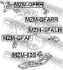 FEBEST MZMGFARR ПОДУШКА ДВИГАТЕЛЯ ЗАДНЯЯ AT
