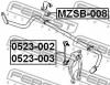 FEBEST MZSB008 ВТУЛКА ПЕРЕДНЕГО СТАБИЛИЗАТОРА