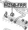 FEBEST MZSBFRR Втулка