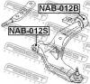 FEBEST NAB-012B Сайлентблок задний переднего рычага