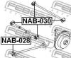 FEBEST NAB-028 Сайлентблок задней тяги