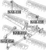 FEBEST NAB-035 Сайлентблок заднего поперечного рычага