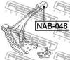 FEBEST NAB048 САЙЛЕНБЛОК ЗАДНИЙ ПЕРЕДНЕГО РЫЧАГА