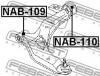 FEBEST NAB-110 Сайлентблок переднего рычага