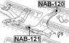 FEBEST NAB121 САЙЛЕНБЛОК ПЕРЕДНИЙ ПЕРЕДНЕГО РЫЧАГА