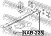 FEBEST NAB-225 Сайленблок задней рессоры