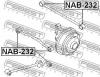 FEBEST NAB232 САЙЛЕНБЛОК ЗАДНЕЙ ПОДВЕСКИ