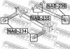 FEBEST NAB235 САЙЛЕНБЛОК ЗАДНЕЙ ПОПЕРЕЧНОЙ ТЯГИ