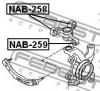 FEBEST NAB-259 Сайленблок поворотного кулака