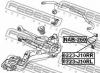 FEBEST NAB260 САЙЛЕНБЛОК ЗАДНЕЙ ТЯГИ (NISSAN DUALIS JAPAN (J10) 2007- NISSAN QASHQAI J10F 2006- NISSAN ROGUE S35 2