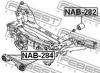 FEBEST NAB-282 Опора редуктора: NISSAN QASHQAI J10F 2006-