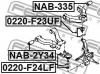 FEBEST NAB-335 Сайлентблок переднего рычага