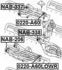 FEBEST NAB-338 САЙЛЕНБЛОК ЗАДНЕГО НИЖНЕГО РЫЧАГА