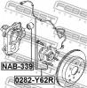 FEBEST NAB-339 Сайлентблок NISSAN PATROL Y62 2010-