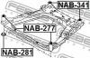 FEBEST NAB-341 Сайлентблок NAB-341