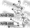 FEBEST NAB-343 Сайленблок задней поперечной тяги