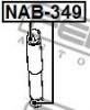FEBEST NAB-349 Сайленблок заднего амортизатора