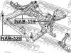 FEBEST NAB-359 Сайлентблок подрамника задний