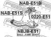 FEBEST NABE51B САЙЛЕНБЛОК ЗАДНИЙ ПЕРЕДНЕГО РЫЧАГА (NISSAN ELGRAND E51 2002-) FEBEST