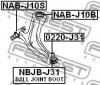 FEBEST NABJ10S САЙЛЕНБЛОК ПЕРЕДНИЙ ПЕРЕДНЕГО РЫЧАГА (NISSAN DUALIS JAPAN (J10) 2007- NISSAN LAFESTA B30 2004- NISSA