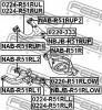 FEBEST NABR51RUP1 САЙЛЕНБЛОК ПЕРЕДНИЙ ЗАДНЕГО ВЕРХНЕГО РЫЧАГА (NISSAN PATHFINDER R51M 2005-) FEBEST