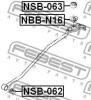 FEBEST NBB-N16 Пыльник кулисы КПП