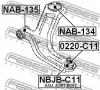 FEBEST NBJB-C11 Пыльник опоры шаровой нижнего рычага