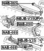 FEBEST NBJB-V35UP Пыльник опоры шаровой переднего верхнего рычага