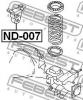 FEBEST ND007 ОТБОЙНИК ЗАДНЕГО АМОРТИЗАТОРА (NISSAN TERRANO I WD21 PATHFINDER WD21 1986-1995 NISSAN TERRANO II R20