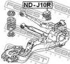 FEBEST NDJ10R ОТБОЙНИК ЗАДНЕГО АМОРТИЗАТОРА (NISSAN QASHQAI J10F 2006-) FEBEST