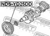 FEBEST NDSYD25DD ШКИВ КОЛЕНВАЛА YD25DDTI [13]